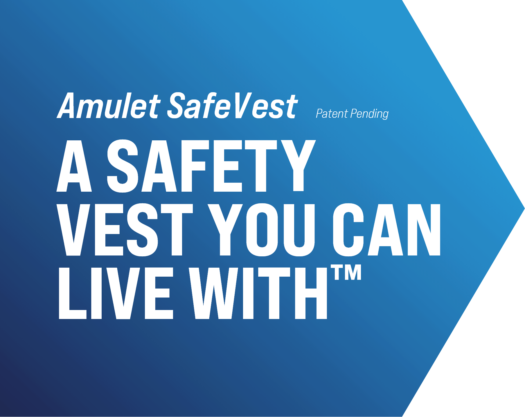 Amulet SafeVest (patent pending). A safety vest you can live with™.